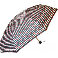 Складной зонт RST Umbrella Сердечки ВУ-807 (черный)