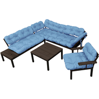 Набор садовой мебели M-Group Дачный 12180603 (голубая подушка)