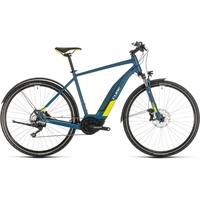 Электровелосипед Cube Nature Hybrid EXC 500 Allroad р.54 2020 (синий)