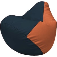 Кресло-мешок Flagman Груша Макси Г2.3-1523 (синий/оранжевый)