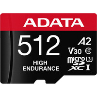 Карта памяти ADATA High Endurance 512Gb AUSDX512GUI3V30SHA2-RA1