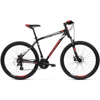 Велосипед Kross Hexagon 3.0 27.5 M 2020 (черный/красный)