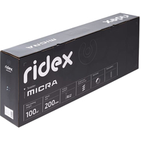 Двухколесный подростковый самокат Ridex Micra (черный)