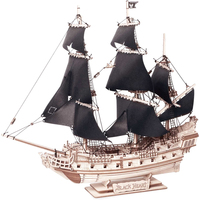 Сборная модель Lemmo Корабль Черное сердце 0190