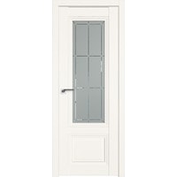 Межкомнатная дверь ProfilDoors 2.103U L 90x200 (дарквайт, стекло гравировка 1)