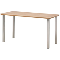 Стол Ikea Хилвер/Шунне (бамбук/никель) [290.471.44]