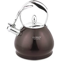 Чайник со свистком ZEIDAN Z-4231 (коричневый)