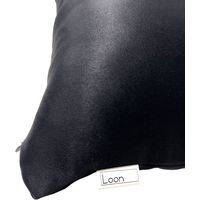 Подушка для сидения Loon Латте объемная 38x38 (черный)