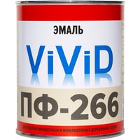 Эмаль ViViD ПФ-266 1 кг (красно-коричневый)