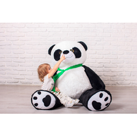 Большая игрушка Vberloge Плюшевая панда в шарфике 140 см
