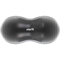 Гимнастический мяч Starfit GB-802 арахис 50х100 см антивзрыв (темно-серый)