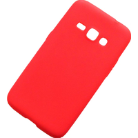 Чехол для телефона Gadjet+ для Samsung J1 2016 (матовый красный)