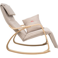 Кресло-качалка Calviano Comfort 1 (светло-бежевый) в Лиде