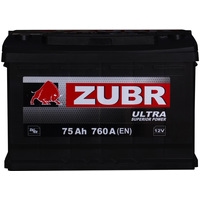 Автомобильный аккумулятор Zubr Ultra L+ (75 А·ч)