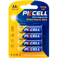 Батарейка PKCELL Extra Heavy Duty Battery R6P AA 4 шт.