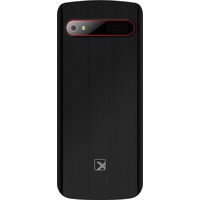 Кнопочный телефон TeXet TM-308 (черный/красный)
