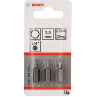 Набор бит Bosch 2607001716 3 предмета