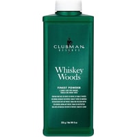 Тальк для бороды Clubman Универсальный с запахом виски Whiskey Woods Powder 255 г