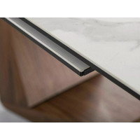 Кухонный стол Signal Bonucci ceramic BONUCCIBOR200 (белый/орех)
