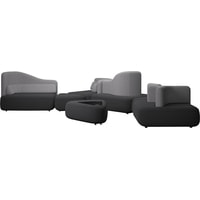 Модульный диван BoConcept Ottawa 4500000OT102330 (темно-серый/светло-серый)