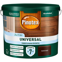 Пропитка Pinotex Universal 2 в 1 9 л (палисандр) в Бобруйске