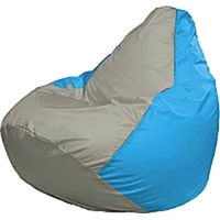 Кресло-мешок Flagman Груша Медиум Г1.1-337 (серый/голубой)