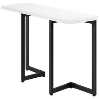 Кухонный стол Millwood Арлен 3 147x38-76x76 (белый/металл черный)