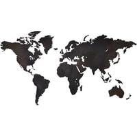 Пазл Woodary Карта мира ХXL 3153 (black)
