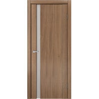 Межкомнатная дверь MDF-Techno Доминика 225 (орех золотистый, Лакобель кремовый)