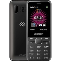Кнопочный телефон Digma Linx A241 (черный)