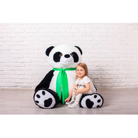 Большая игрушка Vberloge Плюшевая панда в шарфике 140 см