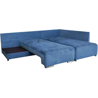 Угловой диван Домовой Визит-8 17В8-3 (угловой, синий)