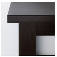 Журнальный столик Ikea Хемнэс (черный/коричневый) [201.762.82]