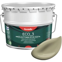Краска Finntella Eco 3 Wash and Clean Wai F-08-1-9-LG156 9 л (серо-зеленый)