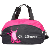 Дорожная сумка Xteam С156 (серый/розовый, фитнес, кот)