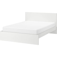Кровать Ikea Мальм 160x200 (белый, без основания) 703.691.55