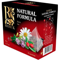 Черный чай Ramuk Natural Formula - Природная формула 20 шт
