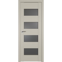 Межкомнатная дверь ProfilDoors 46U L 80x200 (шеллгрей/стекло графит)
