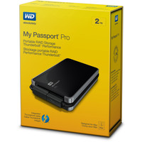 Внешний накопитель WD My Passport Pro 2TB (WDBRMP0020DBK)