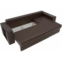 Угловой диван Лига диванов Эридан 102100 (коричневый)