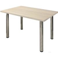 Кухонный стол Solt 100x60 (шимо светлый/ноги хром)