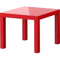 Журнальный столик Ikea Лакк (глянцевый красный) [801.937.35]
