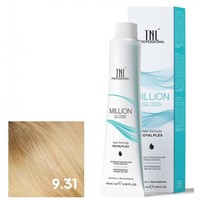 Крем-краска для волос TNL Professional Million Gloss 9.31 100 мл