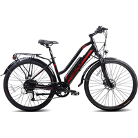 Электровелосипед Ritma FJORD313 2022 (черный/красный)