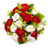 Цветы, букеты Bloom Букет с ранункулюсами «Страсть и нежность»