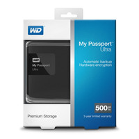 Внешний накопитель WD My Passport Ultra 500GB Black (WDBWWM5000ABK)