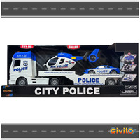 Автовоз Givito Полиция. Городской транспортер полицейских машин G235-475
