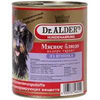 Консервированный корм для собак Dr. Alder's Garant Мясное блюдо из ягненка 0.8 кг