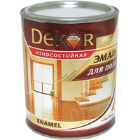 Эмаль Dekor для пола (желтый/коричневый, 1.8 кг)