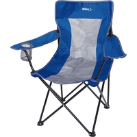 Кресло Nika Премиум ПСП6 (серый/синий)